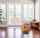 1500-Watt 18.5 in. Electric Ceramic Parabolic Space Heater with Tip-Over Safety