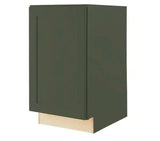 Avondale 18 in. W x 24 in. D x 34.5 in. H Ready to Assemble Plywood Shaker Trash Can Kitchen Cabinet in Fern Green