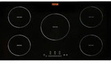 Electric Cooktop 36 in. 5-Elements Ceramic Induction Stove Top 9200-Watt Built-In Magnetic Cooktop, Black