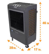 5,300 CFM 3-Speed Portable Evaporative Cooler (Swamp Cooler) for 1,600 sq. ft.