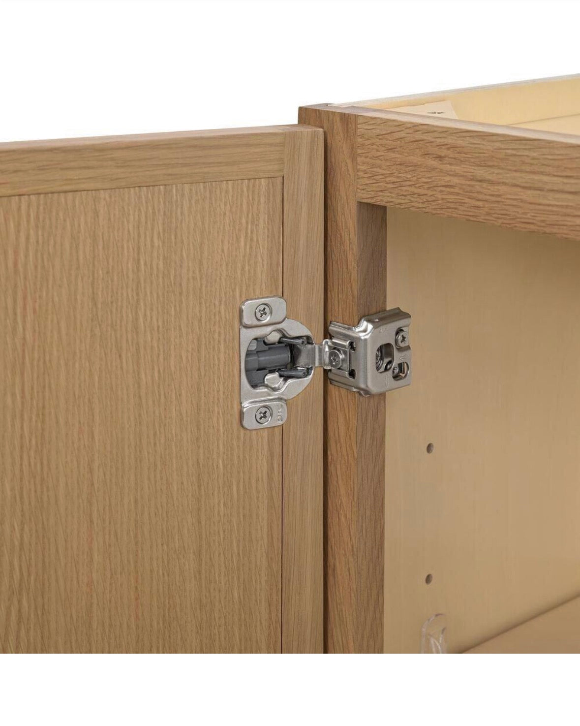 Leyton 27 in. W x 12 in. D x 42 in. H Ready to Assemble Plywood Slim Shaker Wall Kitchen Cabinet in White Oak