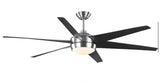 Kensgrove II 72 in. Indoor/Outdoor Integrated LED CCT Matte Black Smart Ceiling Fan with Remote Powered by Hubspace