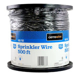 500 ft. 18/10 Black Solid Copper Sprinkler Wire