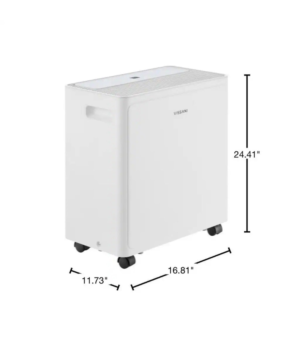 25 pt. Dehumidifier up to 1,500 sq. ft. ENERGY STAR for Basement, Garage, or Wet Rooms in White