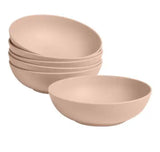 Taryn Melamine Dinner Bowls in Matte Aged Clay (Set of 6)