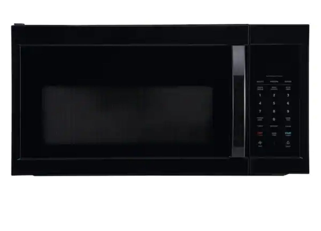 1.7 cu. ft. 1000-Watt Over the Range Microwave in Black