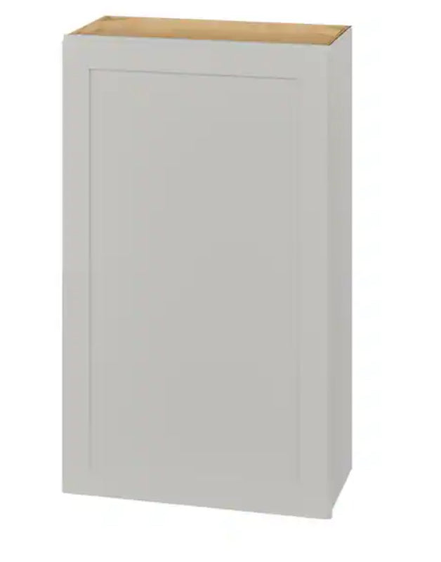 Avondale 24 in. W x 12 in. D x 42 in. H Ready to Assemble Plywood Shaker Wall Kitchen Cabinet in Dove Gray