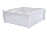 24 in. x 24 in. x 10 in. Service Mop Basin for 3 in. DWV in White