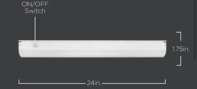 ProWire Direct Wire 24 in. LED White Under Cabinet Light