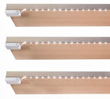 3-Pack 40 in. Battery Powered LED Strip Lights, Wireless LED Strip Lights for Under Cabinet Lighting, Neutral White