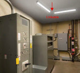 2 ft. Garage LED Linkable Strip Light Fixture Plug-in Hardwire 900 Lumens 10-Watt 4000K Bright White 5 ft. Power Cord