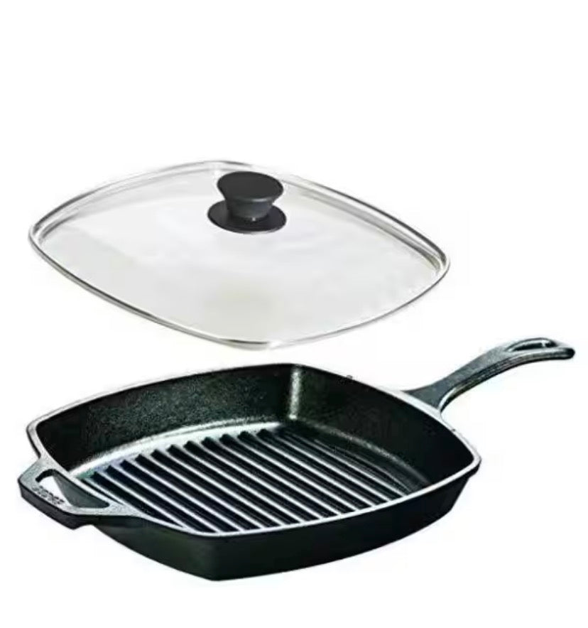 10.5 in. Square Glass Lid