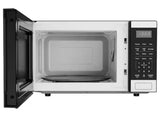 0.9 cu. ft. Electric 900-W Countertop Microwave in Black Stainless Steel