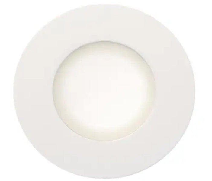 4 in. Selectable CCT Integrated LED Retrofit Ultra-Slim White Recessed Light Trim