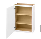 Avondale Shaker Alpine White Ready to Assemble Plywood 21 in Wall Kitchen Cabinet (21 in W x 30 in H x 12 in D)