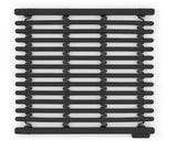 11.8 in. L x 11.8 in. W Sink Side Extendable Bottom Grid Sink Mat in Dark Gray