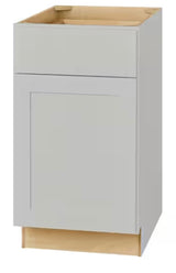 Avondale 18 in. W x 24 in. D x 34.5 in. H Ready to Assemble Plywood Shaker Base Kitchen Cabinet in Dove Gray