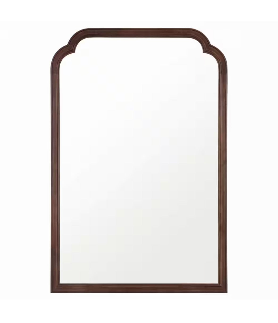 Walnut 24 in.W x 36 in.H Farmhouse Vanity Mirrors for Wall Decor with Wood Frame