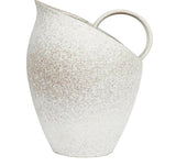 82 fl.oz White Textured Stoneware Pitcher