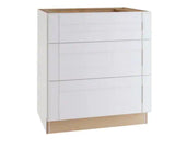 Richmond Verona White Shaker Ready to Assemble Base Kitchen Cabinet with Soft Close 24 in. x 34.5 in. x 24 in.