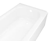 Aloha Plus 60 in. x 32 in. Alcove Soaking Bathtub With Right Drain in White