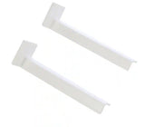 Duratrim 8 in. x 8 in. x 36 in. 5-Piece Easy Up Adhesive Tub/Shower Window Panel in White