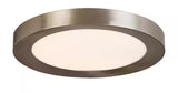 Calloway 15 in. Brushed Nickel Selectable LED Flush Mount