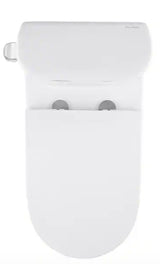 Monaco 1-Piece 1.28 GPF Elongated Left Side Single Flush Handle Toilet in Glossy White