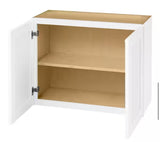 Avondale Shaker Alpine White Quick Assemble Plywood 30 x 24 in Wall Bridge Kitchen Cabinet (30 in W x 24 in H x 12 in D)