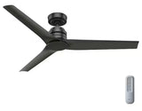 Nocturnal 52 in. Indoor/Outdoor Noble Bronze Propeller Ceiling Fan with Remote Included for Porches and Covered Patios