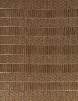 Natural Stripes Brown 6 ft. x 9 ft. Striped Indoor/Outdoor Area Rug