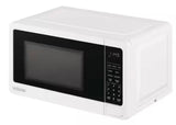 0.7 cu. ft. Electric 700-W Countertop Microwave in White with Turntable, 6-Heating Functions, and 2-Step Lock System
