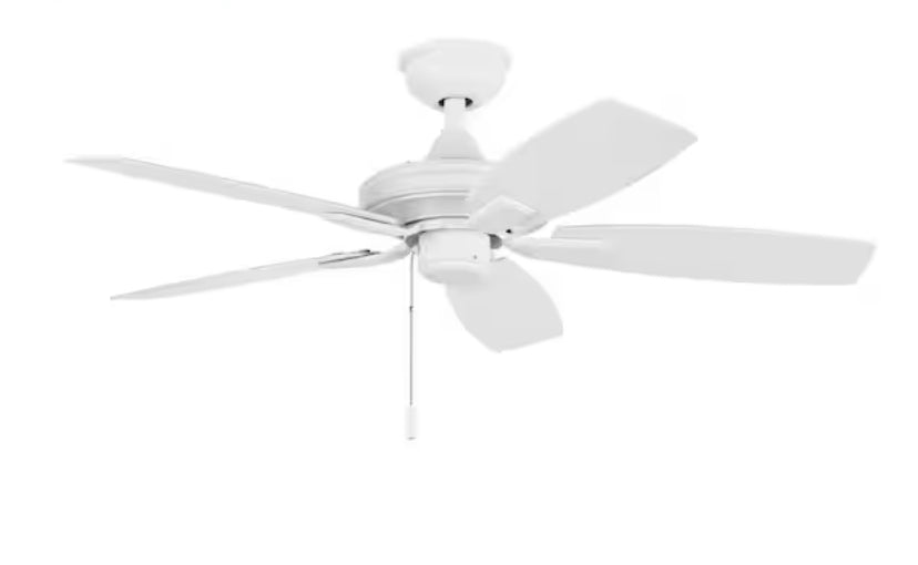 Gazebo III 42 in. Indoor/Outdoor Wet Rated Matte White Ceiling Fan