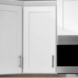 Avondale Shaker Alpine White Ready to Assemble Plywood 18 in Wall Kitchen Cabinet (18 in W x 36 in H x 12 in D)