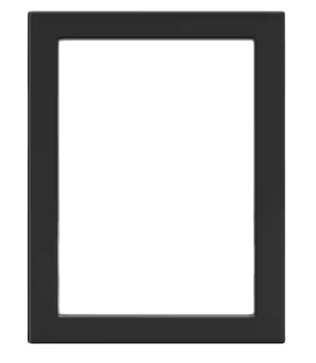 24 in. W x 32 in. H Simple Rectangular Black Wood Frame Bathroom Mirror Vanity Mirror Wall Mirror/Floor Mirror