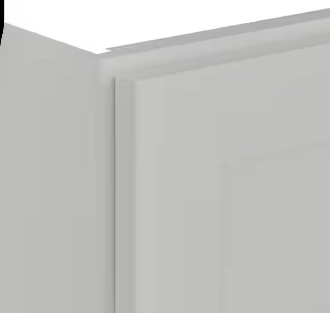 Avondale 30 in. W x 12 in. D x 36 in. H Ready to Assemble Plywood Shaker Wall Kitchen Cabinet in Dove Gray