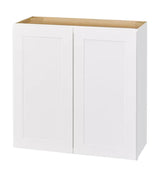 Avondale 36 in. W x 12 in. D x 30 in. H Ready to Assemble Plywood Shaker Wall Kitchen Cabinet in Alpine White