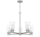 Katalyst 15 in. 3-Light Matte Black Color Choice Selectable CCT LED with Night Light Semi-Flush Mount Ceiling Light