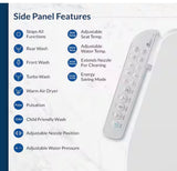 HD-7000 Electric Bidet Seat for Round Toilets in White with Fusion Heating Technology