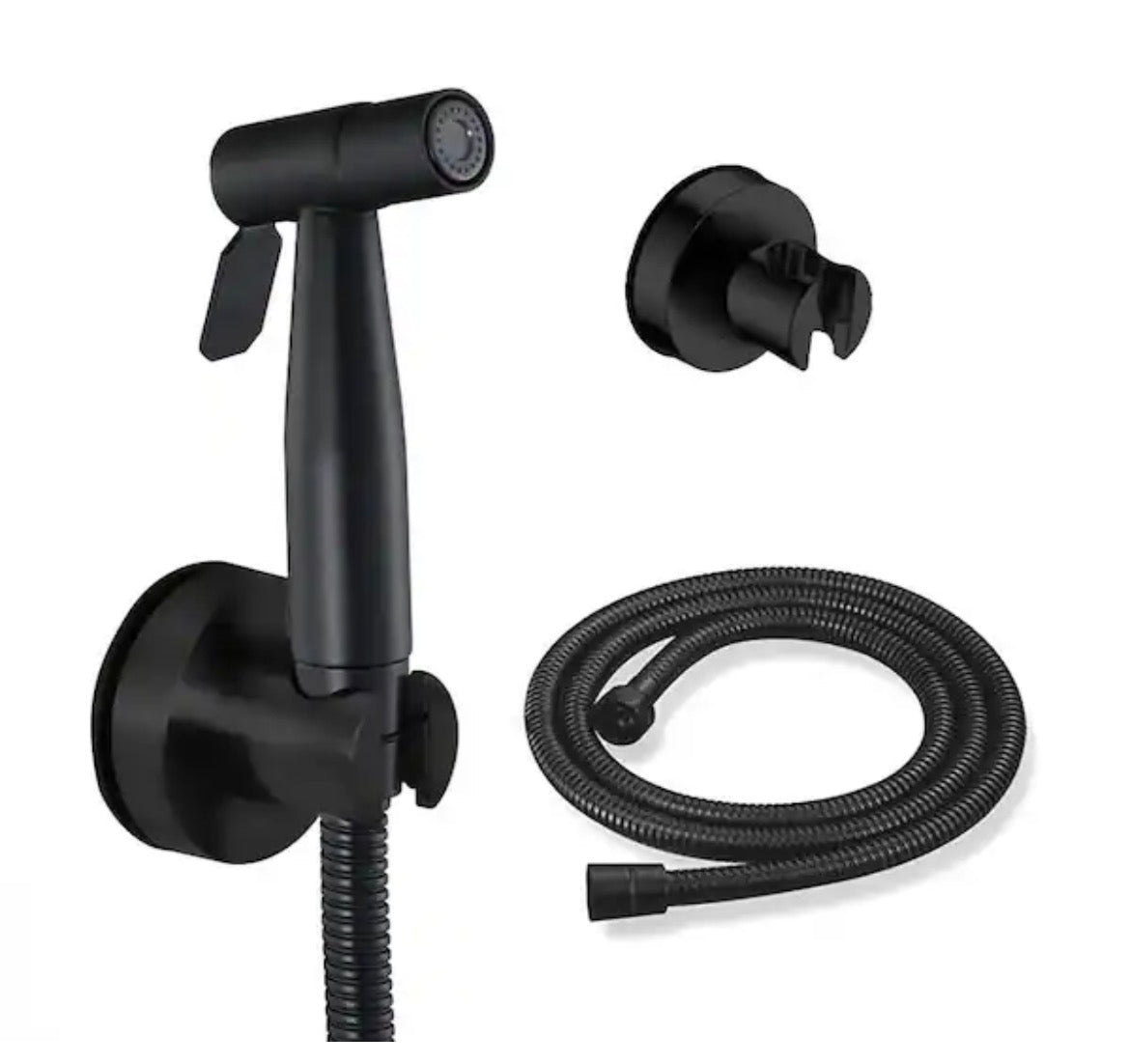 Non-Electric Stainless Steel Handheld Bidet Sprayer Bidet Attachment in Matte Black