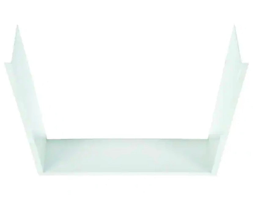 Duratrim 8 in. x 8 in. x 36 in. 5-Piece Easy Up Adhesive Tub/Shower Window Panel in White