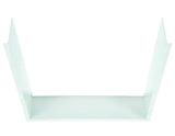 Duratrim 8 in. x 8 in. x 36 in. 5-Piece Easy Up Adhesive Tub/Shower Window Panel in White