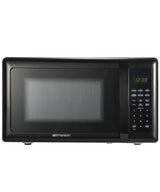 0.7 cu. ft. 700-Watt Compact Countertop Microwave Oven in Black