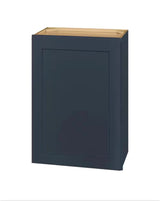Avondale 21 in. W x 12 in. D x 30 in. H Ready to Assemble Plywood Shaker Wall Kitchen Cabinet in Ink Blue