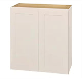 Avondale 27 in. W x 12 in. D x 30 in. H Ready to Assemble Plywood Shaker Wall Kitchen Cabinet in Antique White