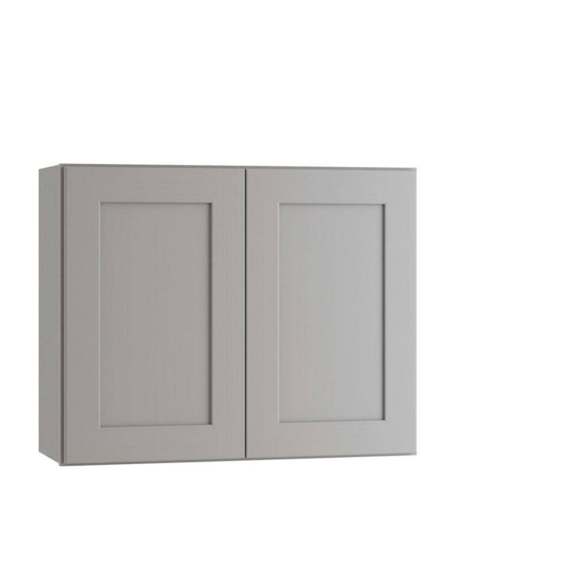36 in. W x 12 in. D x 24 in. H Ready to Assemble Plywood Shaker Wall Bridge Kitchen Cabinet in Dove Gray