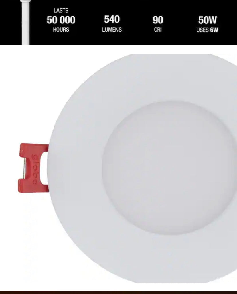 Premium Series 3 in. LED, 2-Level Lumen Select, Ultraslim Canless Recessed Light, Adjustable CCT