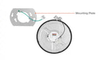 1-Pack 3-in-1 Universal Installation 5/6 in. White Integrated LED Recessed Light with Selectable Color Temperature
