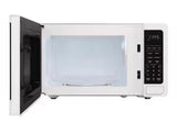 0.7 cu. ft. Electric 700-W Countertop Microwave in White with Turntable, 6-Heating Functions, and 2-Step Lock System
