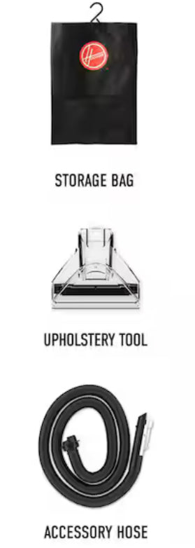 TurboScrub Upright Corded Carpet Cleaner Machine, Deep Clean Carpet Shampooer for Carpet, Upholstery and Fabric in Black